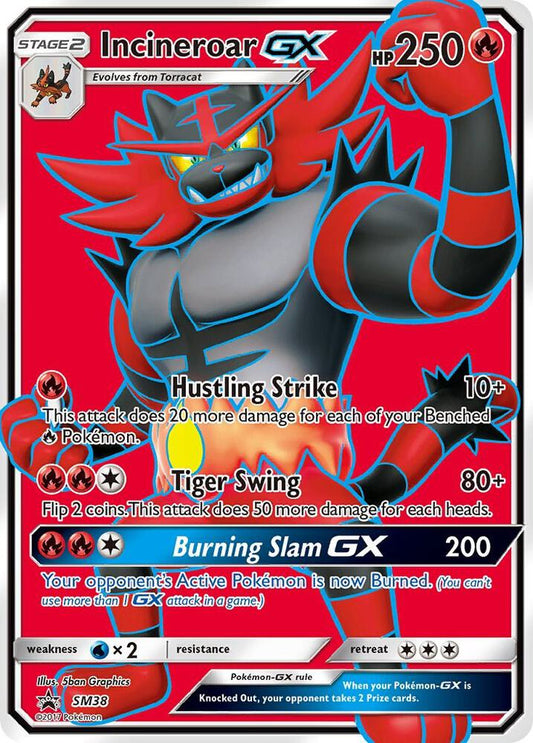 Pokemon Incineroar GX SM38 SM Black Star Promos