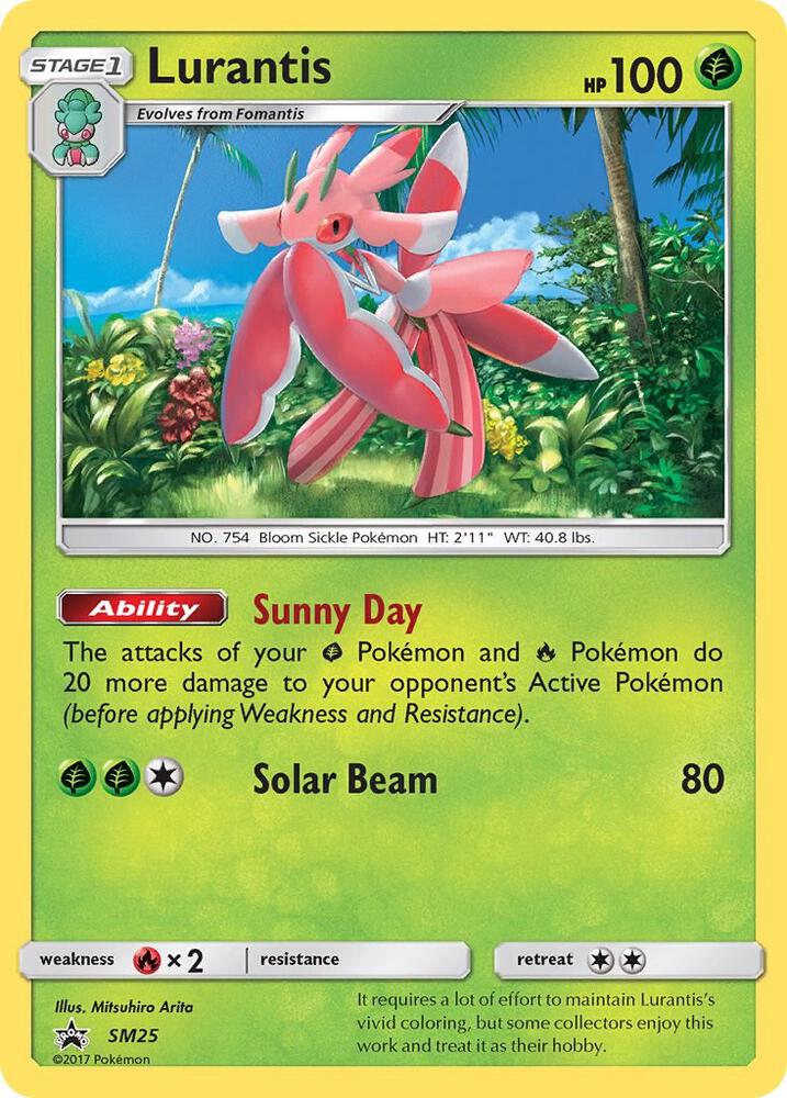Pokemon Lurantis SM25 SM Black Star Promos