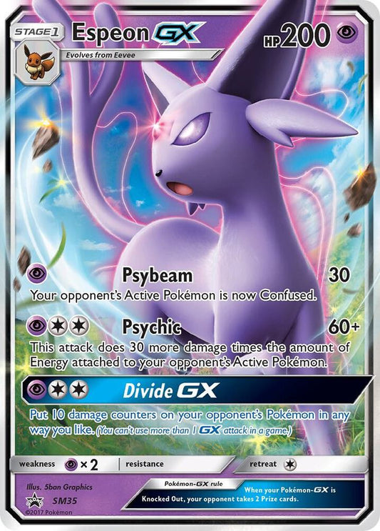 Pokemon Espeon GX SM35 SM Black Star Promos