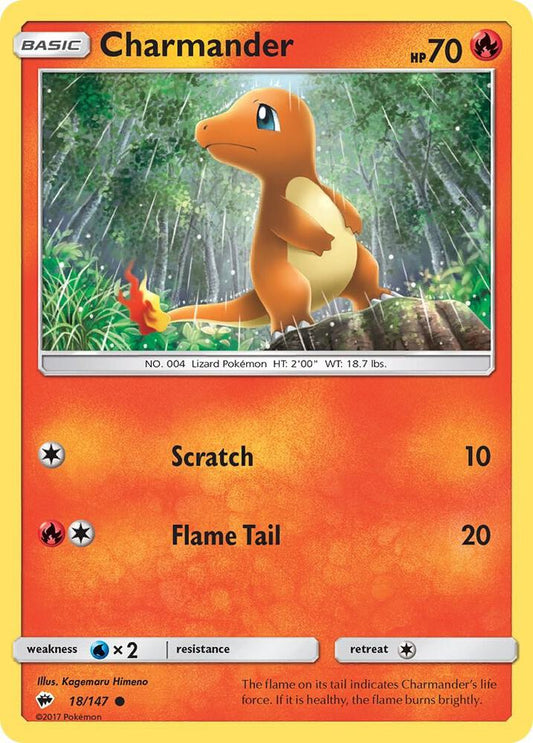 Pokemon Charmander 18/147 Burning Shadows