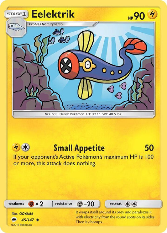 Pokemon Eelektrik 45/147 Burning Shadows
