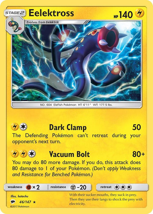 Pokemon Eelektross 46/147 Burning Shadows