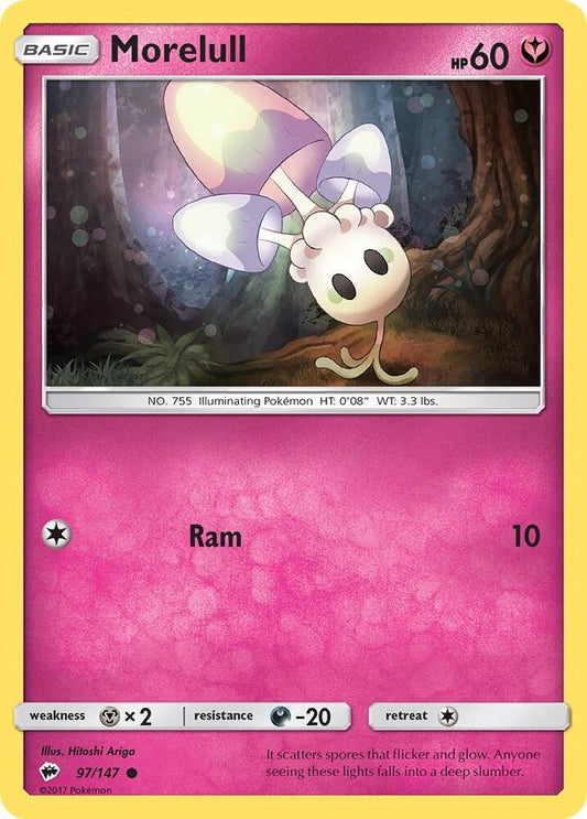 Pokemon Morelull 97/147 Burning Shadows