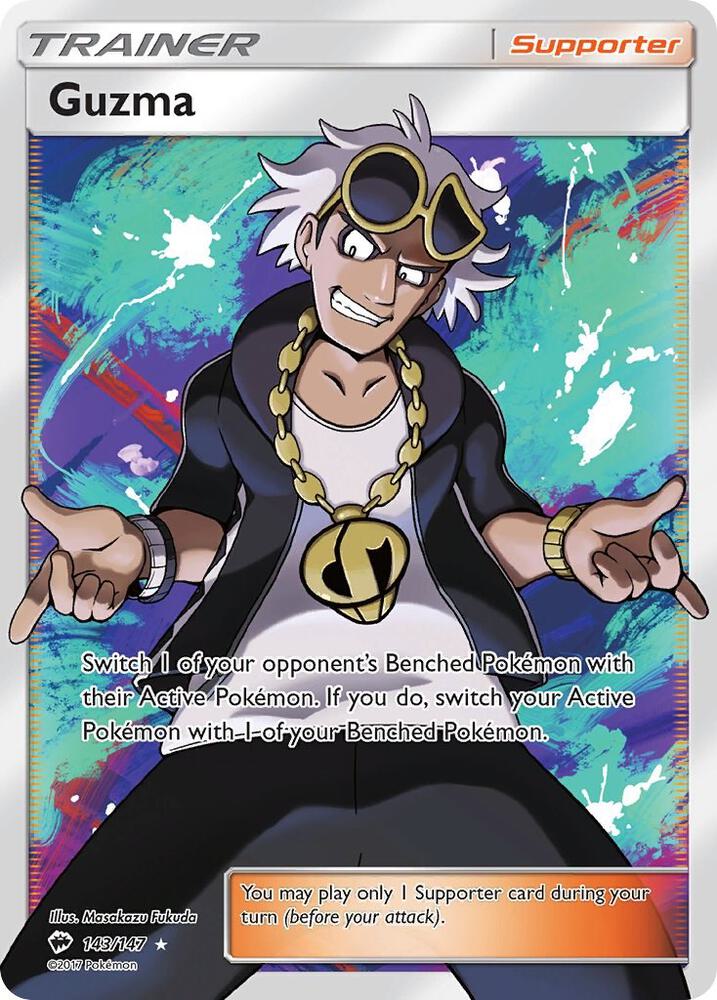 Pokemon Guzma 143/147 Burning Shadows