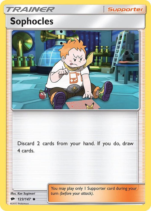 Pokemon Sophocles 123/147 Burning Shadows