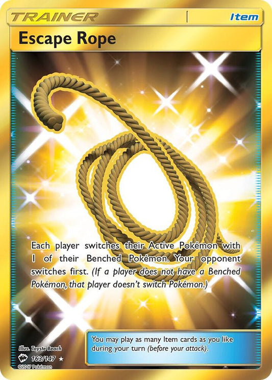 Pokemon Escape Rope 163/147 Burning Shadows