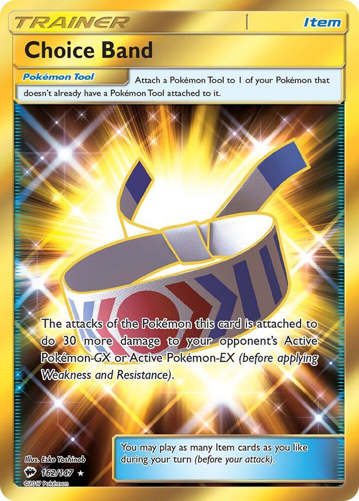 Pokemon Choice Band 162/147 Burning Shadows