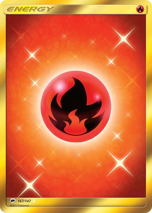 Pokemon Fire Energy 167/147 Burning Shadows