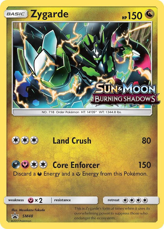 Pokemon Zygarde SM48 SM Black Star Promos