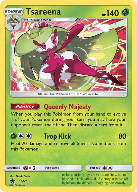 Pokemon Tsareena SM26 SM Black Star Promos