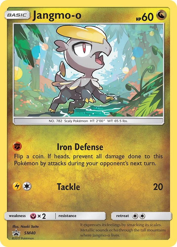 Pokemon Jangmo-o SM40 SM Black Star Promos