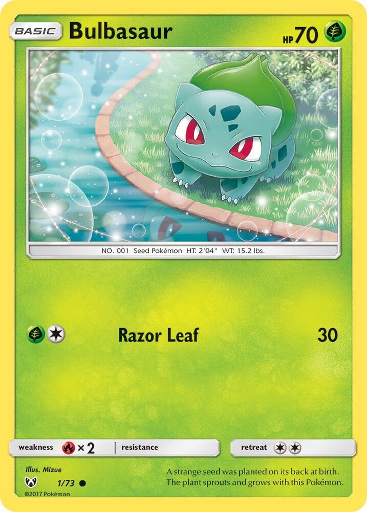 Pokemon Bulbasaur 1/73 Shining Legends