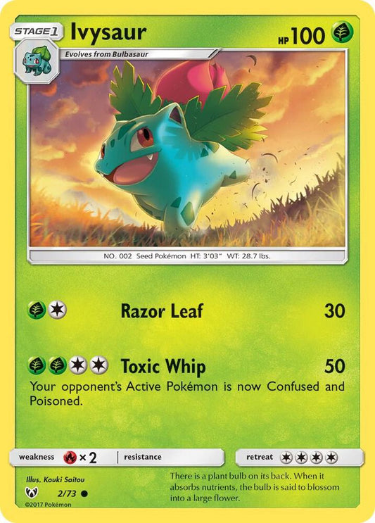 Pokemon Ivysaur 2/73 Shining Legends