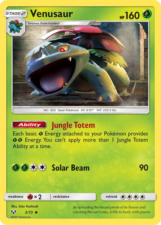 Pokemon Venusaur 3/73 Shining Legends
