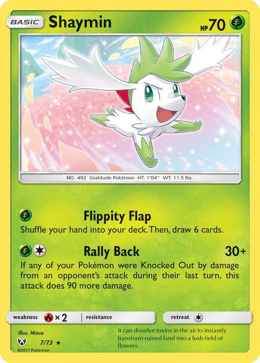 Pokemon Shaymin 7/73 Shining Legends