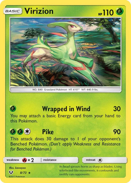 Pokemon Virizion 8/73 Shining Legends