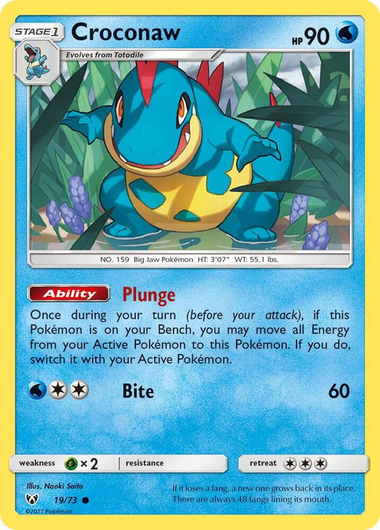 Pokemon Croconaw 19/73 Shining Legends