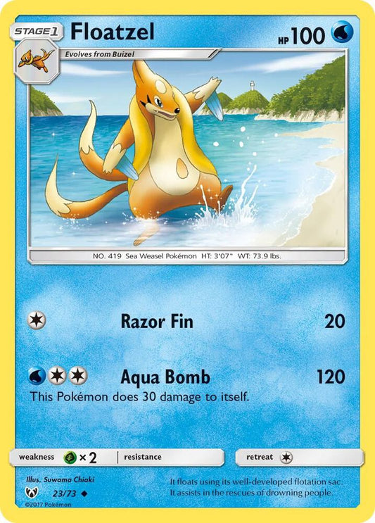 Pokemon Floatzel 23/73 Shining Legends