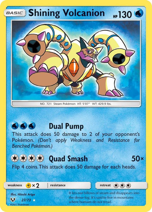 Pokemon Shining Volcanion 27/73 Shining Legends