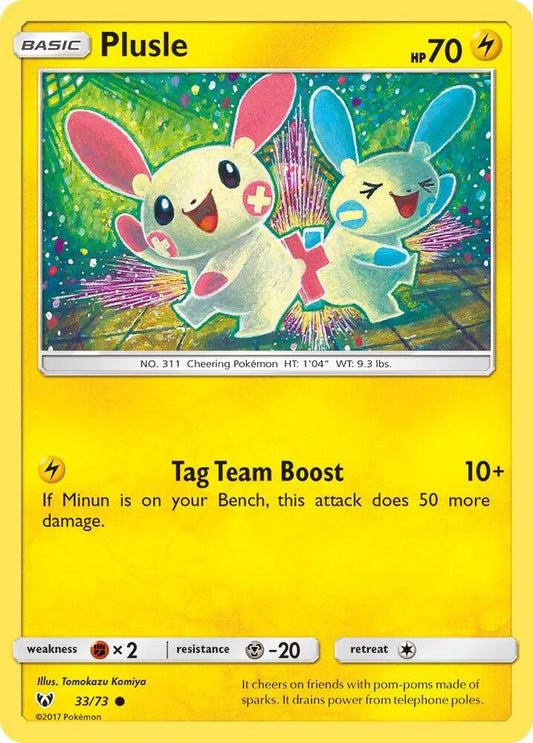 Pokemon Plusle 33/73 Shining Legends