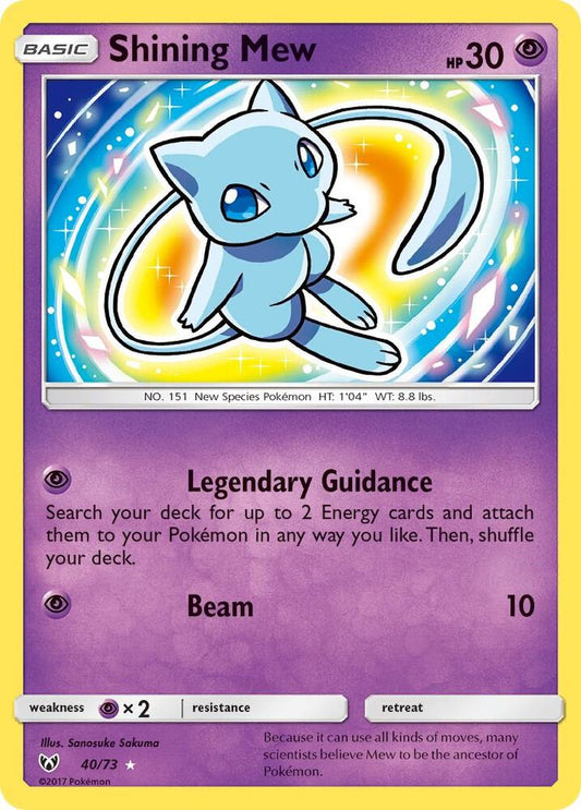 Pokemon Shining Mew 40/73 Shining Legends