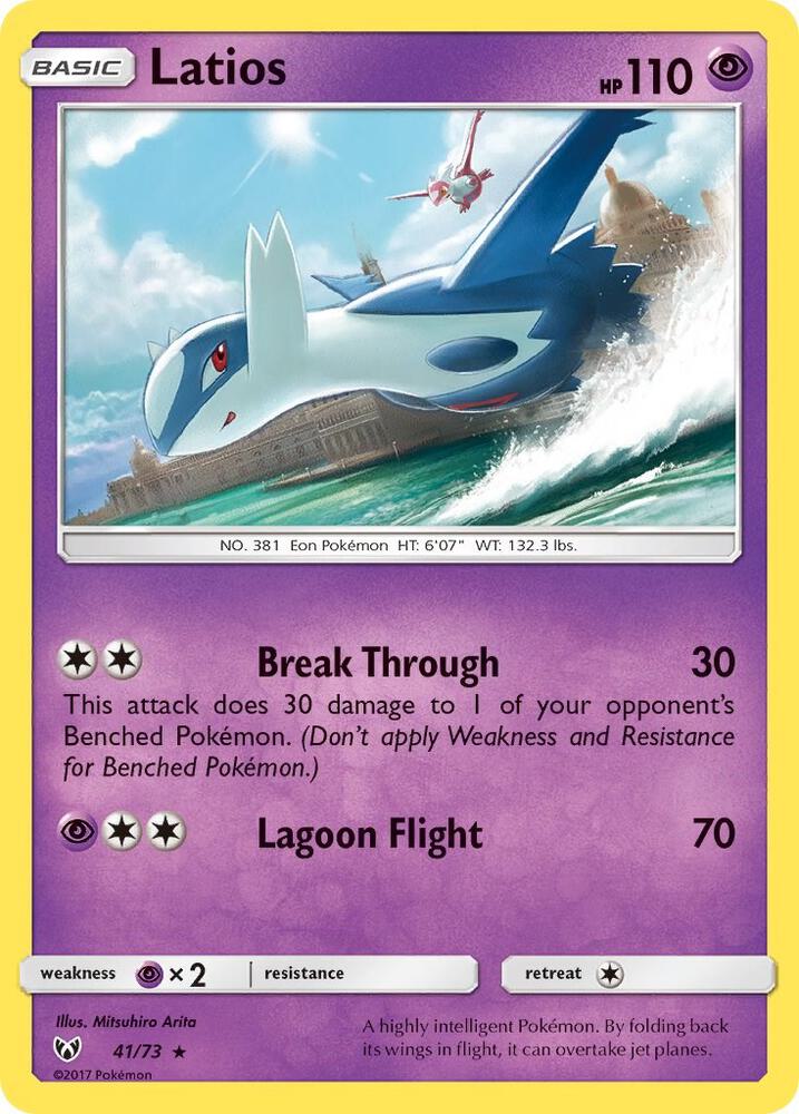 Pokemon Latios 41/73 Shining Legends