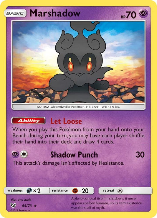 Pokemon Marshadow 45/73 Shining Legends
