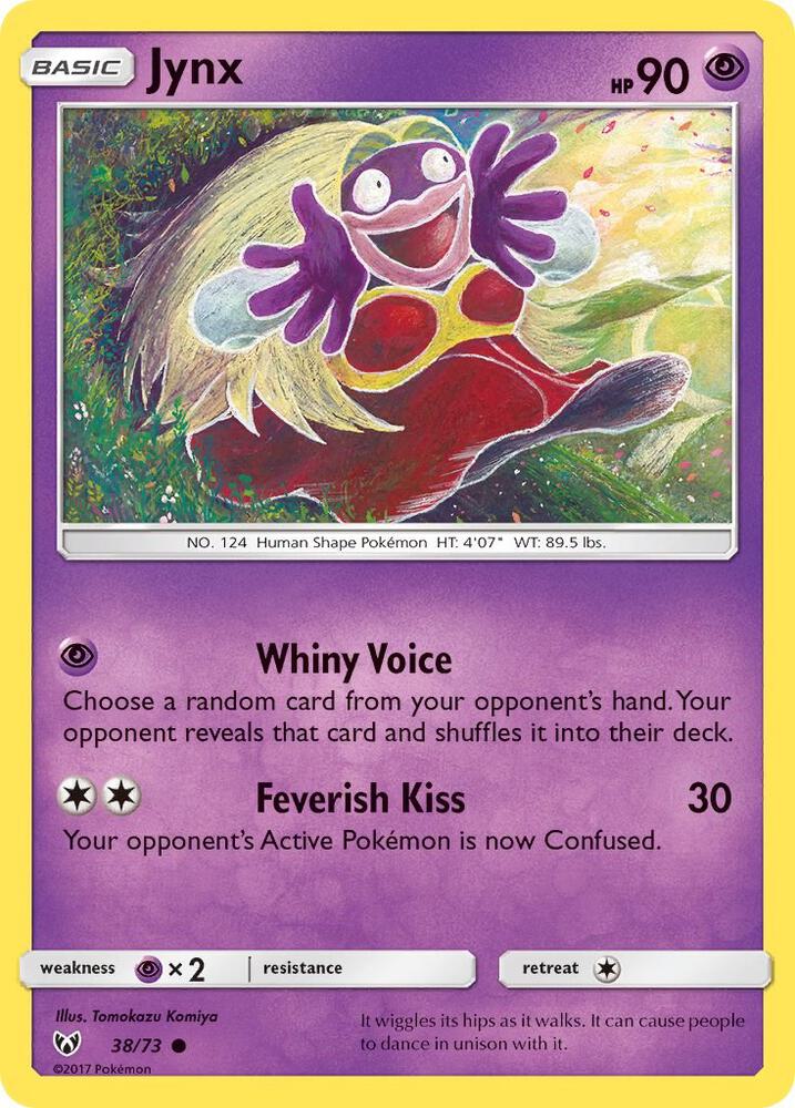 Pokemon Jynx 38/73 Shining Legends