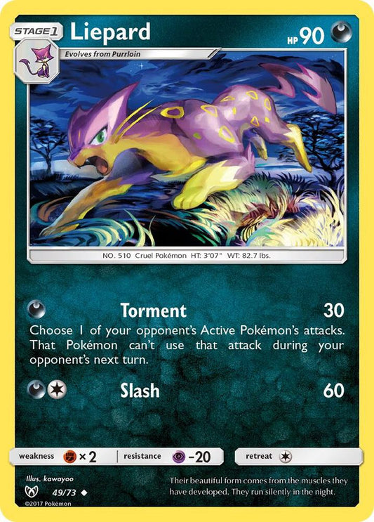 Pokemon Liepard 49/73 Shining Legends
