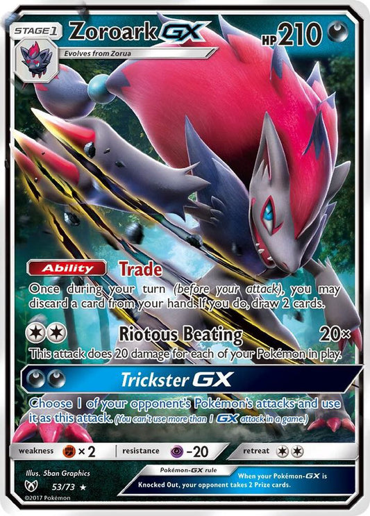 Pokemon Zoroark GX 53/73 Shining Legends