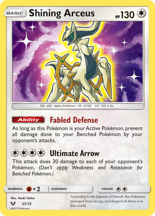 Pokemon Shining Arceus 57/73 Shining Legends
