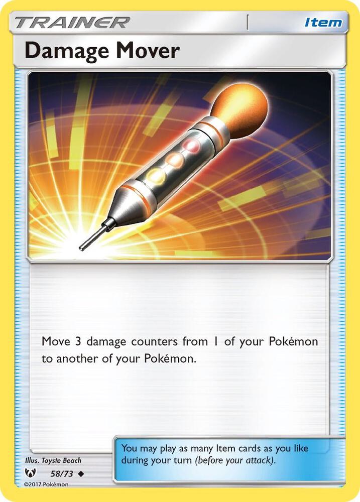 Pokemon Damage Mover 58/73 Shining Legends