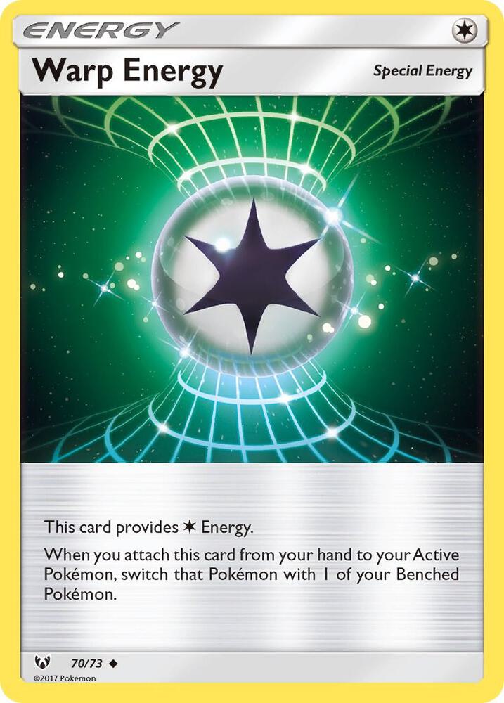Pokemon Warp Energy 70/73 Shining Legends