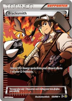 Pokemon Blacksmith 88a/106 Yellow A Alternate Art