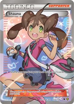 Pokemon Shauna 111a/124 Yellow A Alternate Art