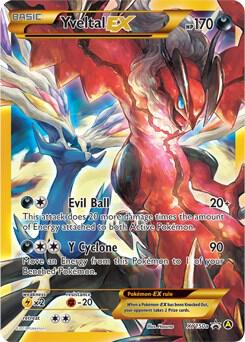 Pokemon Yveltal EX XY150a Yellow A Alternate Art