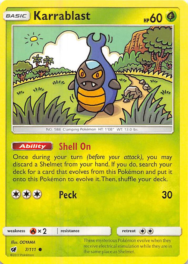 Pokemon Karrablast 7/111 Crimson Invasion