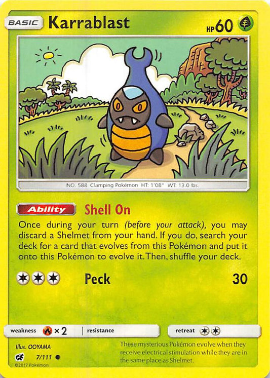Pokemon Karrablast 7/111 Crimson Invasion