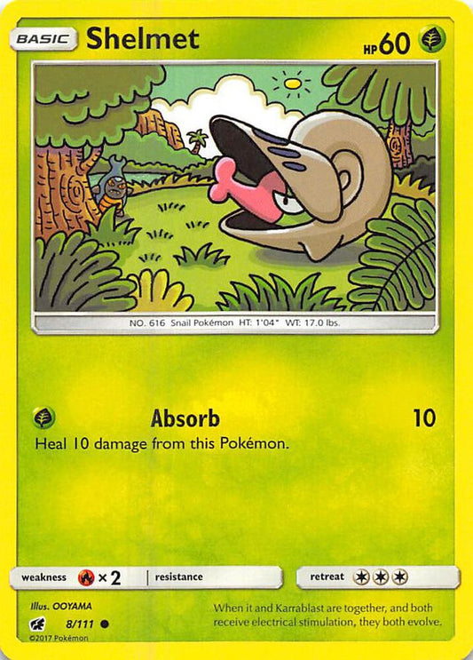 Pokemon Shelmet 8/111 Crimson Invasion