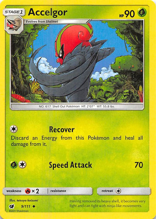 Pokemon Accelgor 9/111 Crimson Invasion