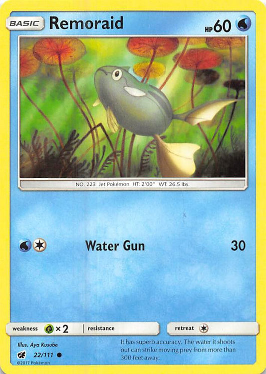 Pokemon Remoraid 22/111 Crimson Invasion