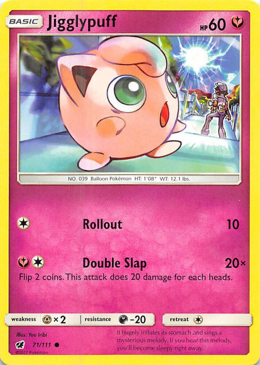 Pokemon Jigglypuff 71/111 Crimson Invasion