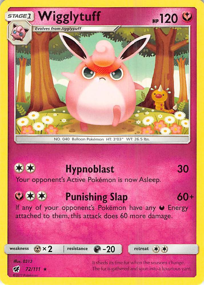 Pokemon Wigglytuff 72/111 Crimson Invasion