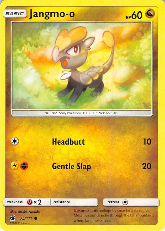 Pokemon Jangmo-o 75/111 Crimson Invasion