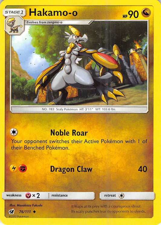 Pokemon Hakamo-o 76/111 Crimson Invasion
