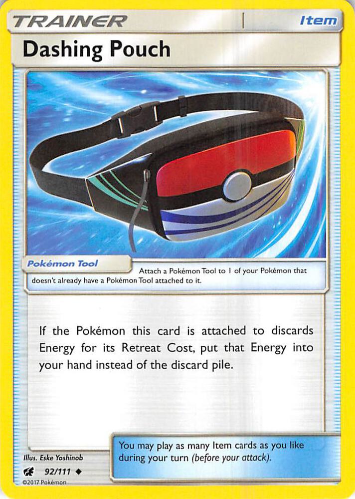 Pokemon Dashing Pouch 92/111 Crimson Invasion