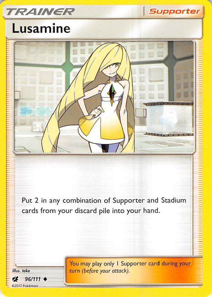 Pokemon Lusamine 96/111 Crimson Invasion
