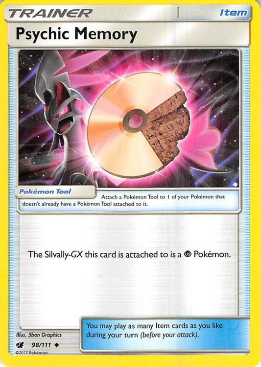 Pokemon Psychic Memory 98/111 Crimson Invasion