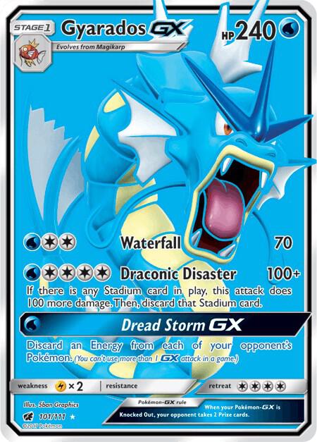Pokemon Gyarados GX 101/111 Crimson Invasion