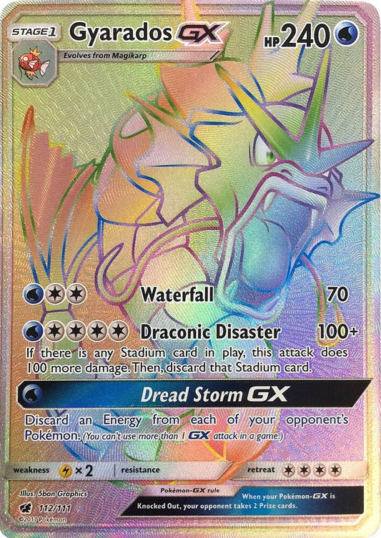 Pokemon Gyarados GX 112/111 Crimson Invasion